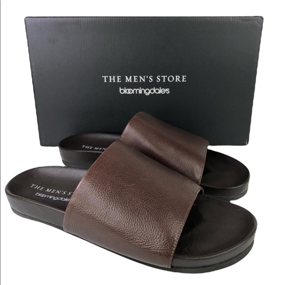 Bloomingdale's Other - The Men’s Store Bloomingdales Smith Slide Brown Sandals